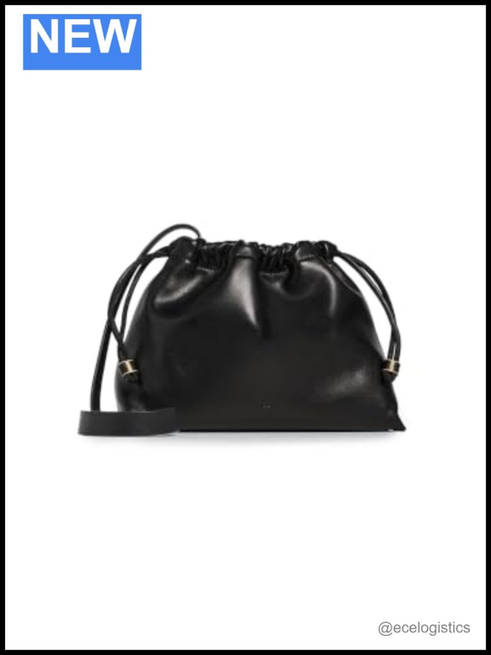 Vince Sarai Slouchy Crossbody Bag Leather Drawstring